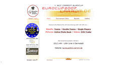 Desktop Screenshot of eurocup2007.de