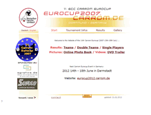 Tablet Screenshot of eurocup2007.de